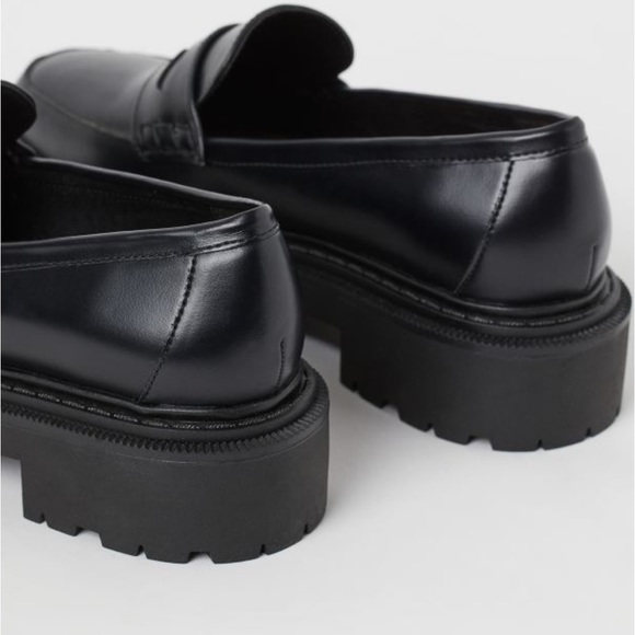 H&M Women’s Chunky-soled loafers Black Size 38/US 7 “as is” - Picture 10 of 11